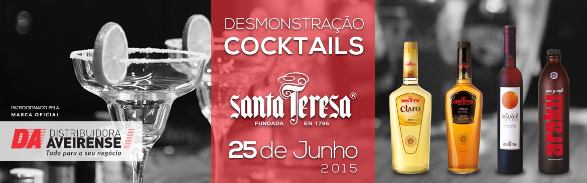 Demonstração de Cocktails Rum "Santa Teresa"