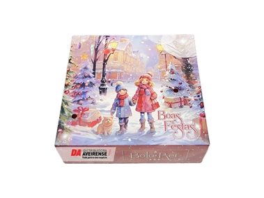 Caixa Bolo Rei Natal