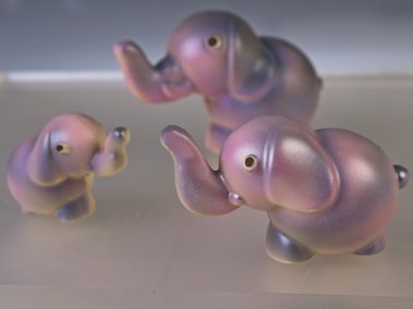 Molde Policarbonato 3D Elefantes