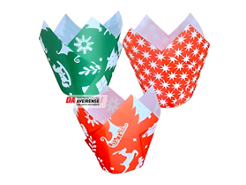 Forma Papel Tulipa Natal