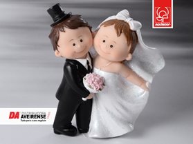 Boneco Casamento Noivos Mini