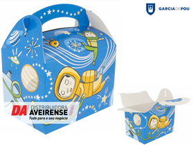 Caixa take-away P/criança astronautas
