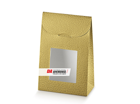 Caixa Alta C/Janela Dourado