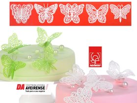 Molde Silicone Borboletas