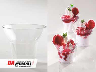 Copo Acrílico P/Sobremesa Soft Ice