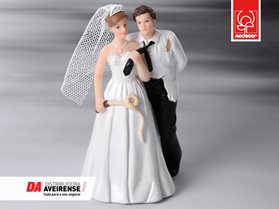 Boneco Casamento Noivos C/Chicote