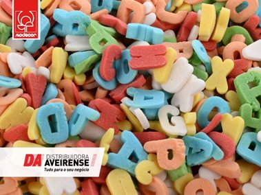 Açúcar Granulado Letras